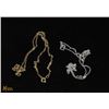 Image 1 : # 58-STERLING SILVER NECKLACE 2 PCS 18"