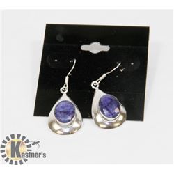 # 43-BLUE SAPPHIRE DANGLING EARRINGS