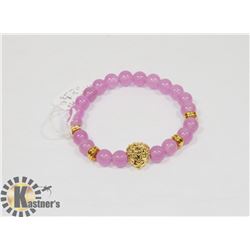# 27-PURPLE ALEXANDRITE BEAD BRACELET