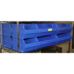 LARGE LOT OF BLUE MAXI BINS