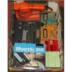 ESTATE FLAT OF TOOLS INCLUDING BOSTIK ELECTRIC