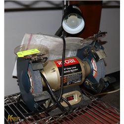 RYOBI 6" TIN LINE BENCH GRINDER