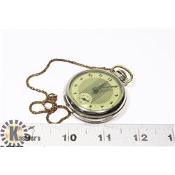 1938 WESTCLOX -DAX- MADE IN CANADA POCKET WATCH W/