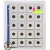 Image 1 : SHEET OF US PENNIES.