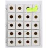 Image 1 : SHEET OF US PENNIES.