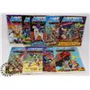 Image 1 : LOT OF 9 VINTAGE MASTERS OF THE UNIVERSE HE MAN