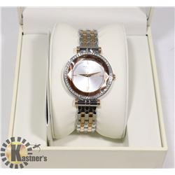 NEW ANNE KLEIN NEW YORK SWAROVSKI CRYSTAL  WATCH