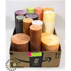 LOT OF DESIGNER CANDLES 100% VEGETABLE SOY SEAN