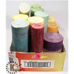 LOT OF DESIGNER CANDLES 100% VEGETABLE SOY SEAN