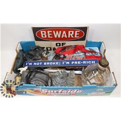 FLAT W/SOME COLLECTIBLES INCL. LORD OF