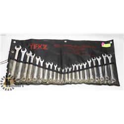TEKZ 22PC COMBINATION WRENCH SET SAE / METRIC