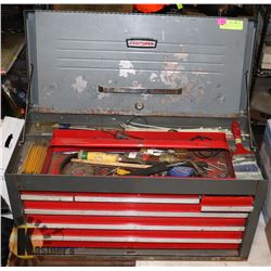 GREY CRAFTSMAN 6 DRAWER W/TOP SHELF & FOLD