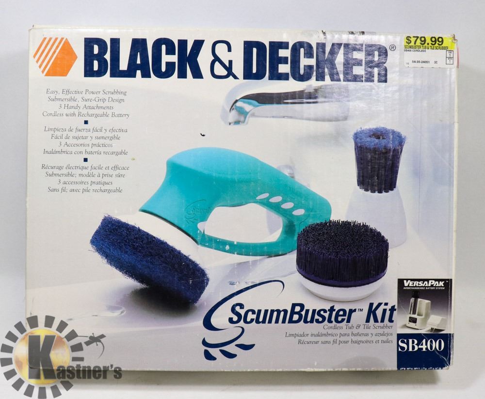 BLACK & DECKER CORDLESS SCUM BUSTER KIT