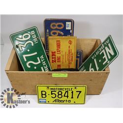 BOX OF ASSORTED COLLECTIBLES, ASSORTED VINTAGE