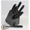 Image 1 : 11-PC SET OF J.A. HENKEL'S KNIVES IN BLOCK
