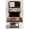 Image 1 : JEWELLERY BOX FULL OF JEWELLERY