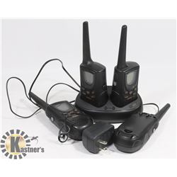 WALKIE TALKIES WITH CHARGER.