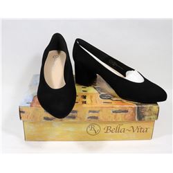 NEW BELLA VITA BLACK SUEDE / JENSEN SIZE 7 / IN