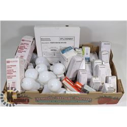 FLAT OF VARIOUS NEW LIGHT BULBS