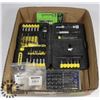 Image 1 : BOX W/STANLEY BIT SET, MASTERCRAFT BIT