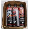 Image 1 : BOX W/3 NEW VEHICLE CARE CLEANERS INCL.