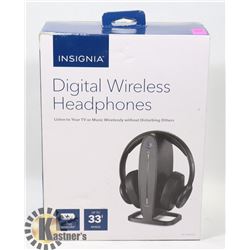 INSIGNIA DIGITAL WIRELESS HEADPHONES FOR TV