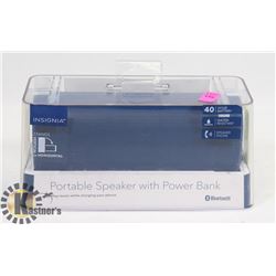 INSIGNIA BLUETOOTH SPEAKER WITH POWER BANK