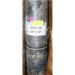 30) 10' 2" X 10' 7" ROLL OF VINYL