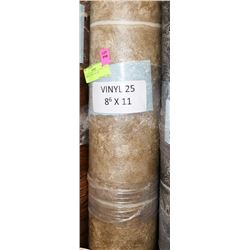 25) 8' 6" X 11' ROLL OF VINYL