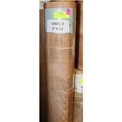 3) 5' 4" X 12' ROLL OF VINYL