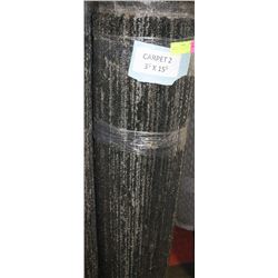 2) 3' 6" X 15' 5" ROLL OF CARPET