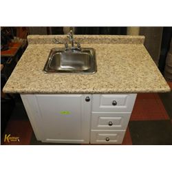 BATHROOM CABINET (30"X21") WITH SINK COUNTER TOP