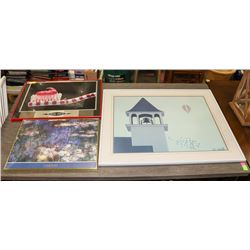 ESTATE LOT OF 3 FRAMED PICTURES