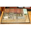 Image 1 : WOOD FRAMED BARN SCENE PICTURE