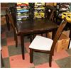 Image 1 : WOOD TONE KITCHEN TABLE WITH 4 X-BACK