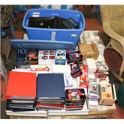PALLET WITH LARGE COLLECTION OF SPORTS CARDS