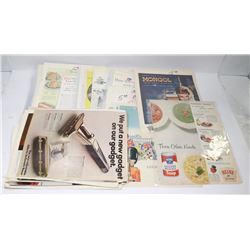 170 PLUS 1920'S TO 1970'S ADVERTISING ADS