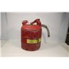 Image 1 : VINTAGE RED DIESEL RED GAS CAN METAL