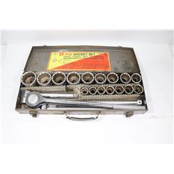 LARGE HEAVY DUTY 21 PC SOCKET SET