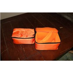 LOT OF 2 CAMERA INSERT BAGS WITH SLEEVES