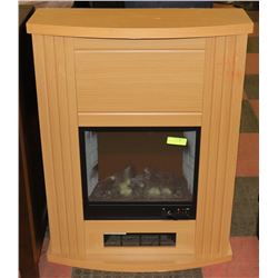 ESTATE LIGHT BROWN FIREPLACE