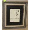 Image 1 : FRAMED, SIGNED, LTD EDITION 1981 PENCIL SKETCH BY