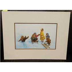 MATTED, READY FOR FRAMING PRINT BY DOROTHY