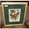 Image 1 : GOLD TONE FRAMED PRINT BY RICHARD SCHMID