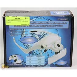 JEWELLERS MAGNIFIER WITH LED LIGHTS