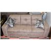 Image 1 : NEW FABRIC 82" SOFA WITH ACCENT CUSHIONS