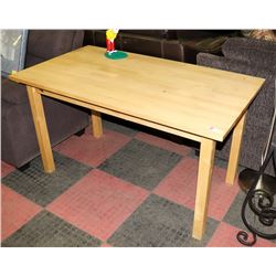 MAPLE TONE KITCHEN TABLE, 29"X53"X29.5"