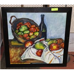 ORIGINAL OIL PAINTING FRAMED ON CANVAS BOARD BY