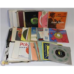 BOX OF ASSORTED 45'S RECORDS, THE BEACH BOYS,