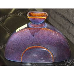 DECORATIVE CANISTER/VASE (14"L X 10.5"H) -